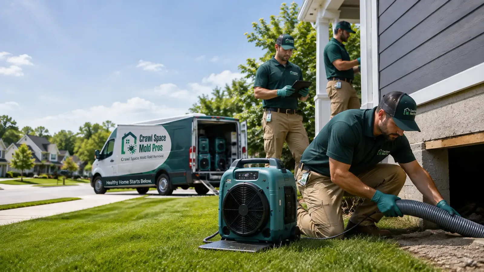 Crawl Space Mold Removal in Fountain, CO